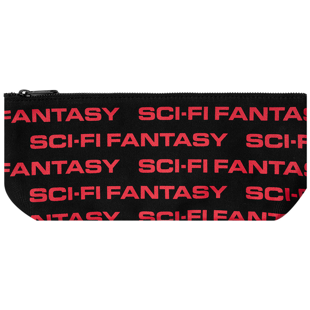 Sci-Fi Fantasy Pen Pouch Black