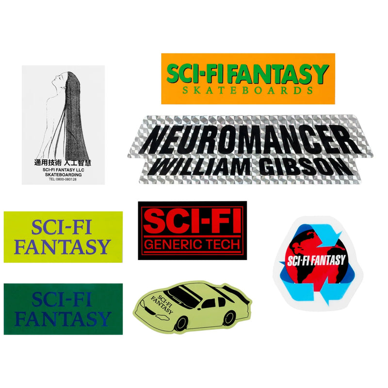 Sci-Fi Fantasy Sticker Pack - FA SKATES