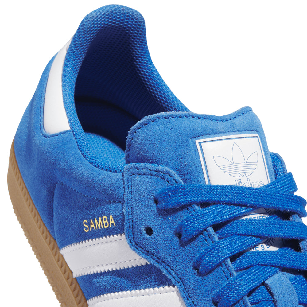 Adidas Samba ADV Shoes Bluebird/Ftwr White/Gold Metallic