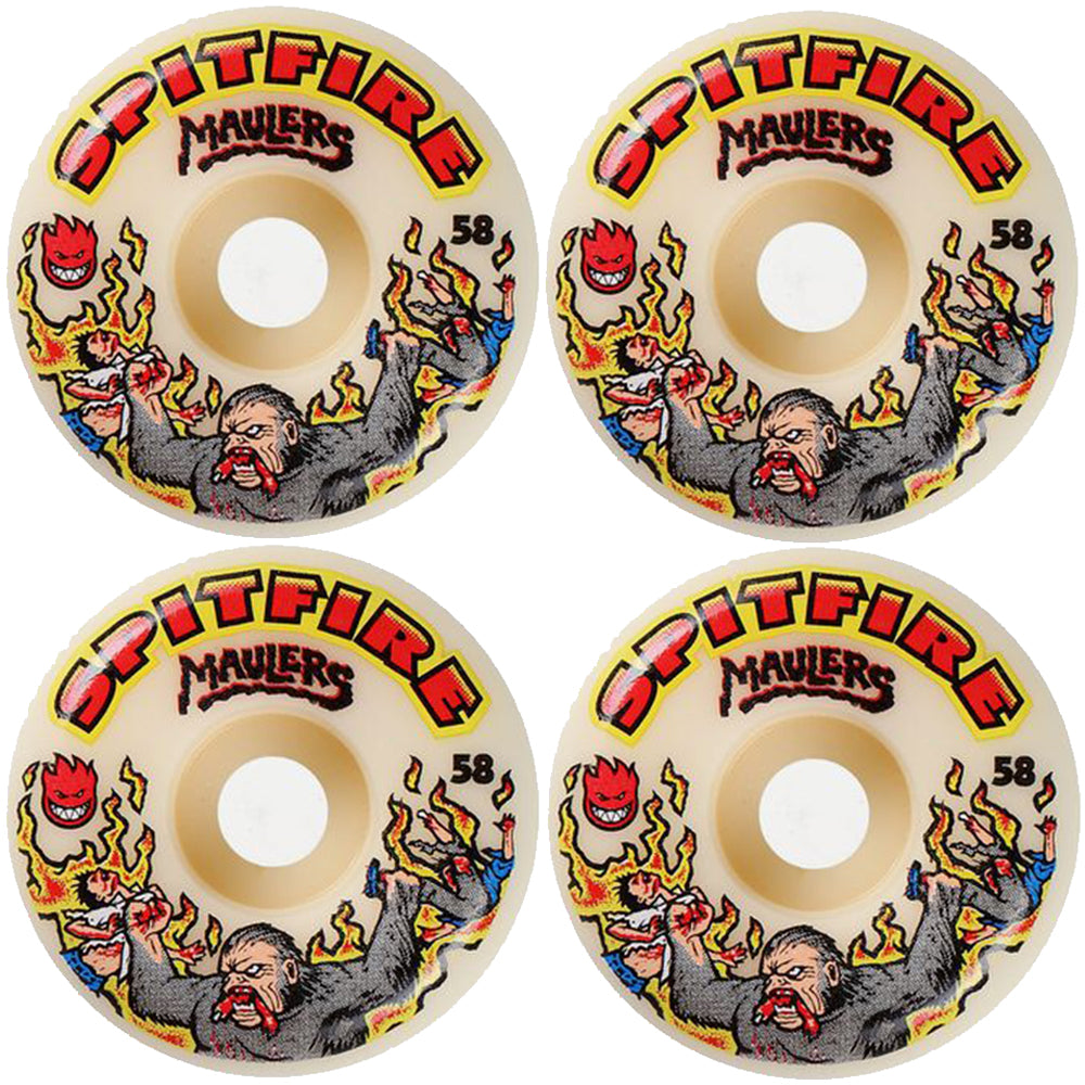 Spitfire Maulers Formula Four Conical Full 99du Wheels 58mm