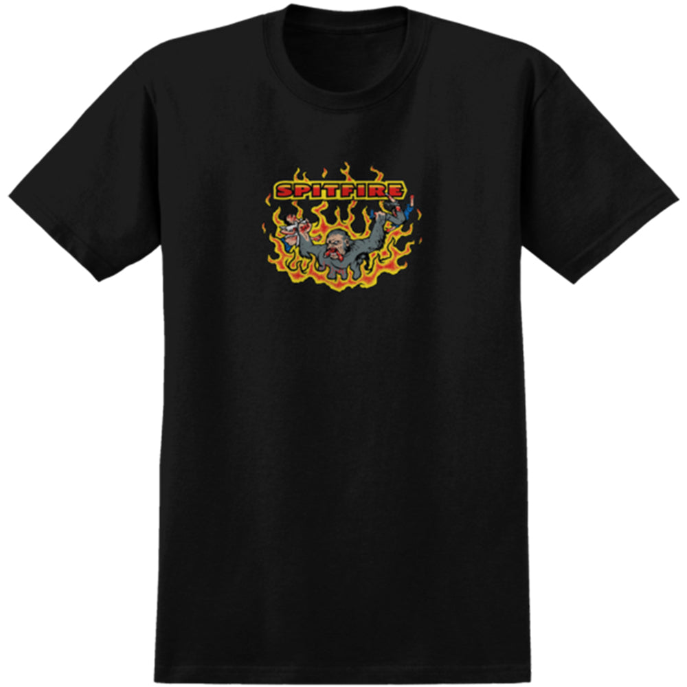 Spitfire Maulers T Shirt Black