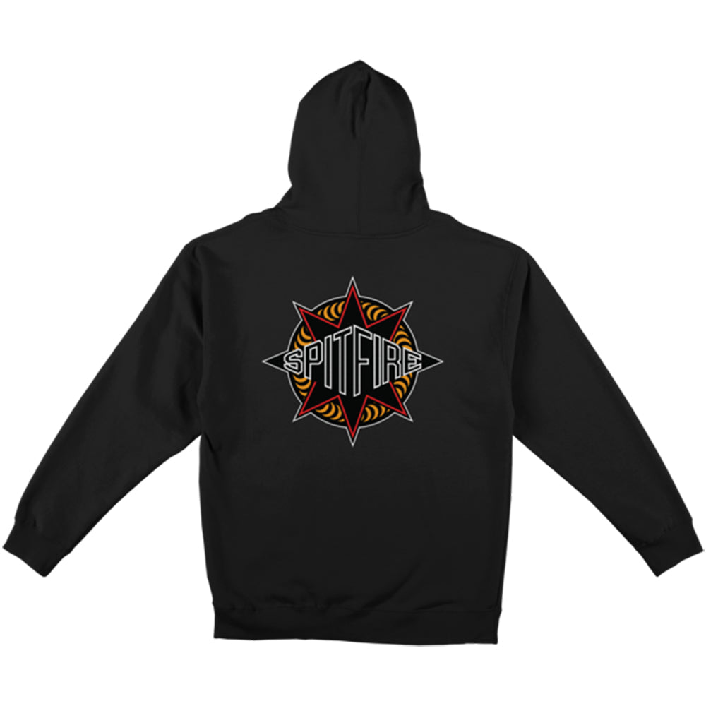 Spitfire Sure Shot Zip Hood Black