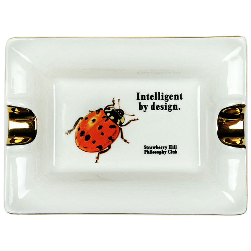 Strawberry Hill Philosophy Club Intelligent By Design Ceramic Ashtray