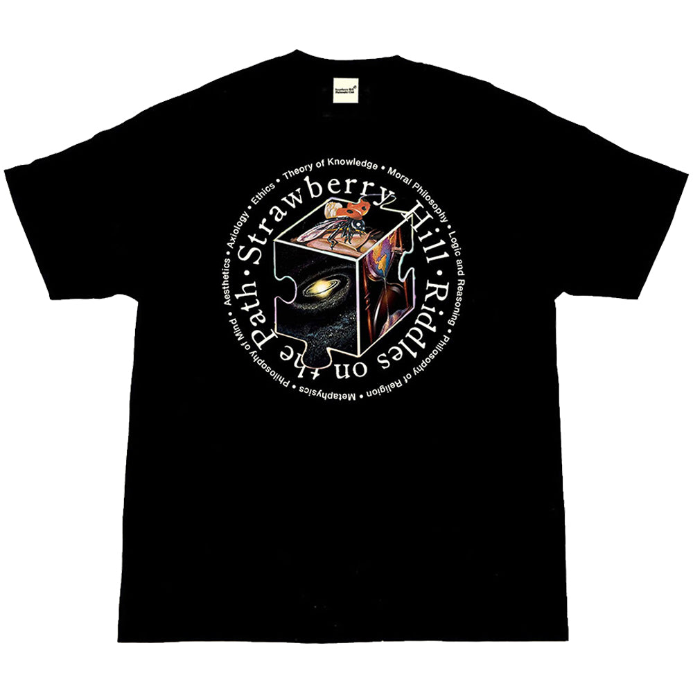 Strawberry Hill Philosophy Club Riddles On The Path Tee Black