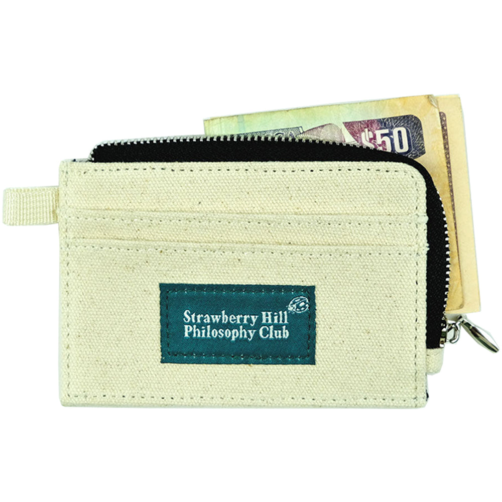 Strawberry Hill Philosophy Club Hemp Zipper Wallet