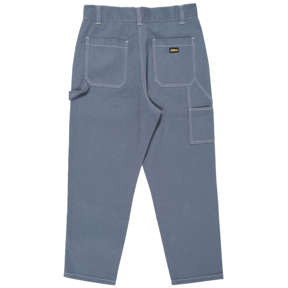 Theories Piano Trap Carpenter Pants Slate Blue Contrast Stitch