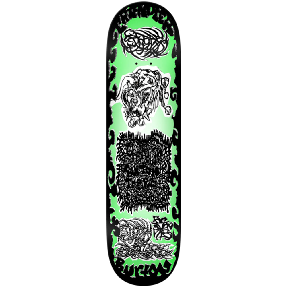 There Chandler Burton Festering Jester Skateboard Deck 8.5"