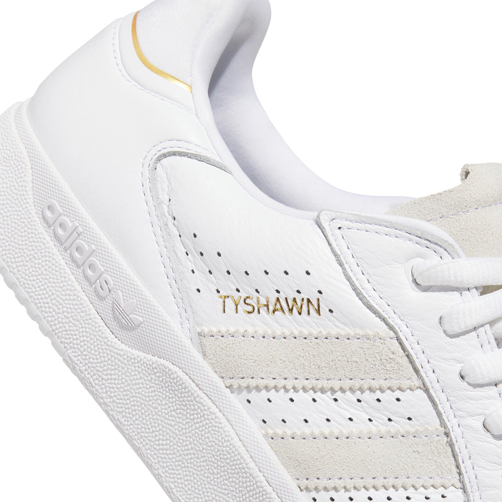 adidas Tyshawn Low Shoes Cloud White/Cloud White/Gold Metallic