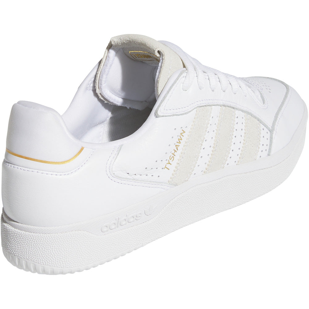 adidas Tyshawn Low Shoes Cloud White/Cloud White/Gold Metallic