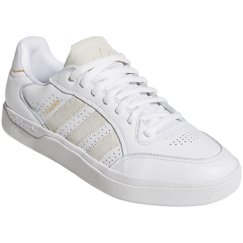 adidas Tyshawn Low Shoes Cloud White/Cloud White/Gold Metallic