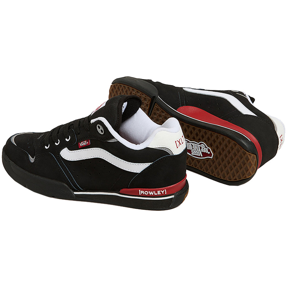 Vans Rowley XLT Shoes Black/White/Red