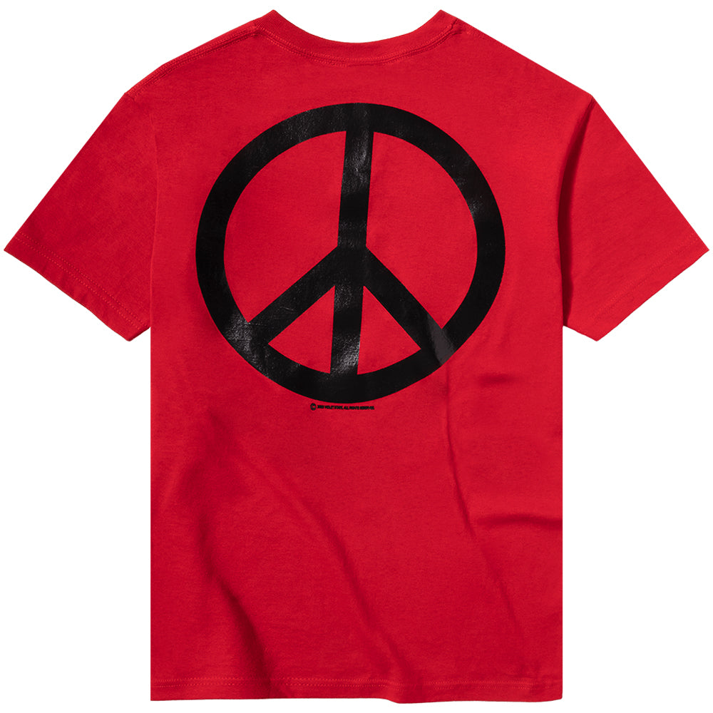 Violet Peace Tee Red