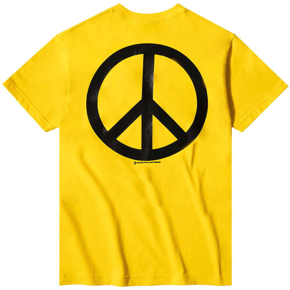 Violet Peace Tee Yellow