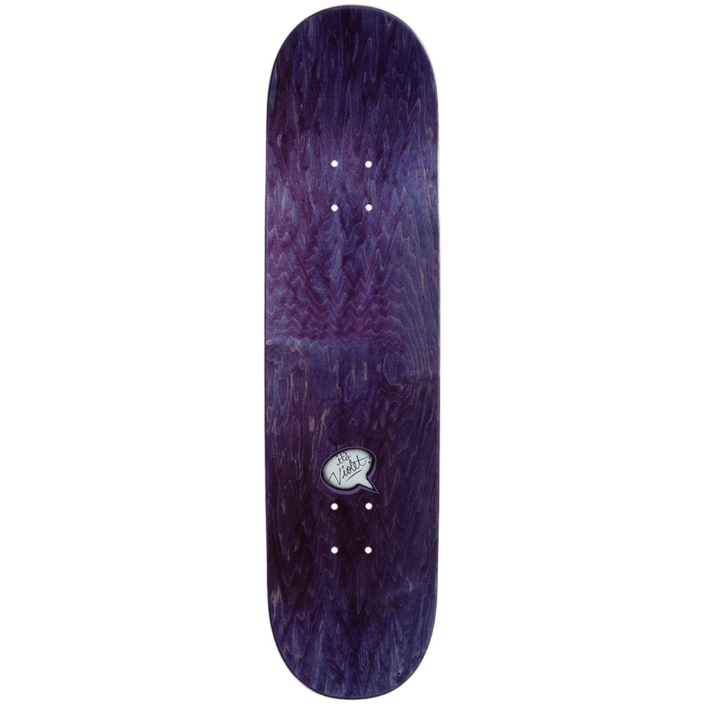 Violet Peace Psalm 91 Deck 8.5" White/Blue