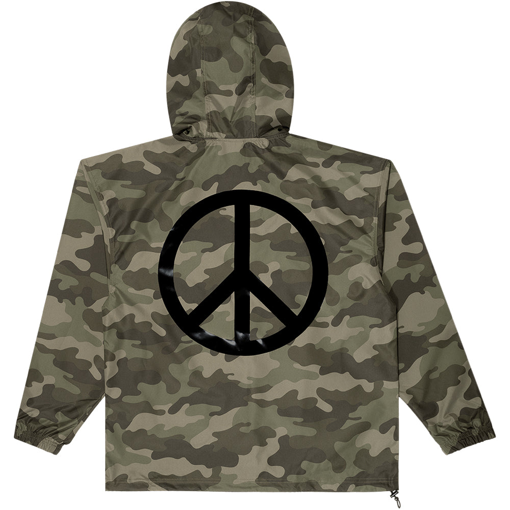 Violet Peace Jacket Green Camo