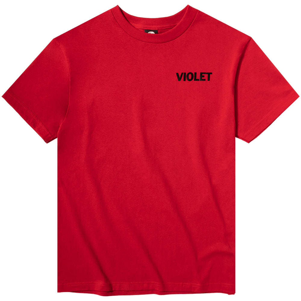 Violet Peace Tee Red