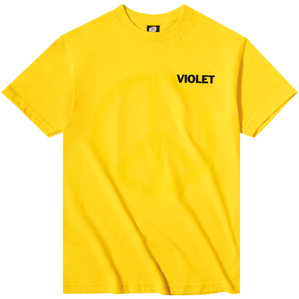 Violet Peace Tee Yellow