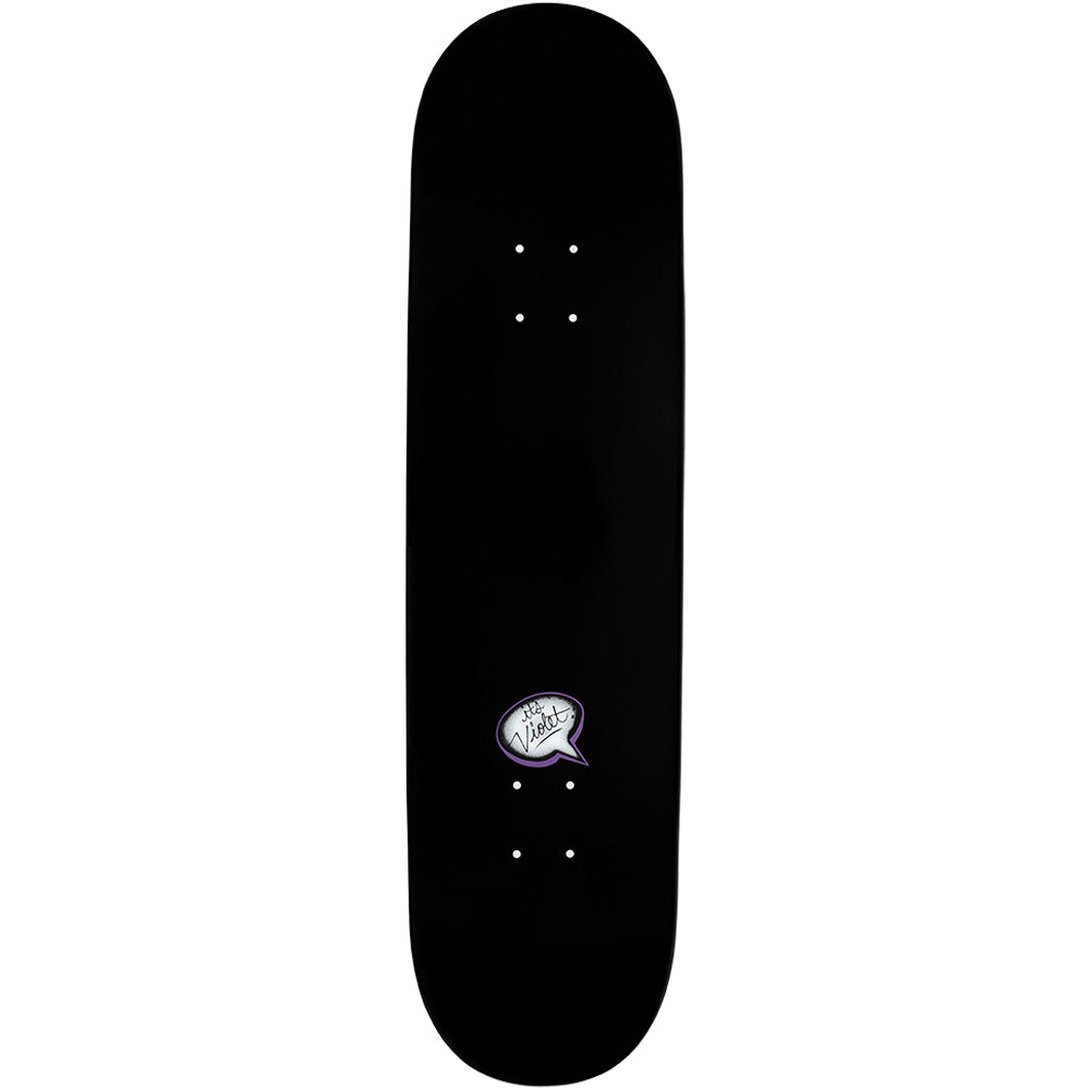 Violet We're In This Together Black Deck 8.38"