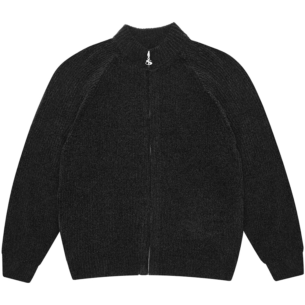 Yardsale Phantasy Chenille Full Zip Black