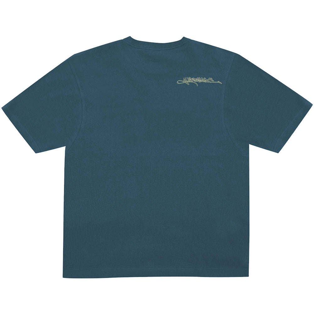 Yardsale Golden Teacher T-Shirt Navy