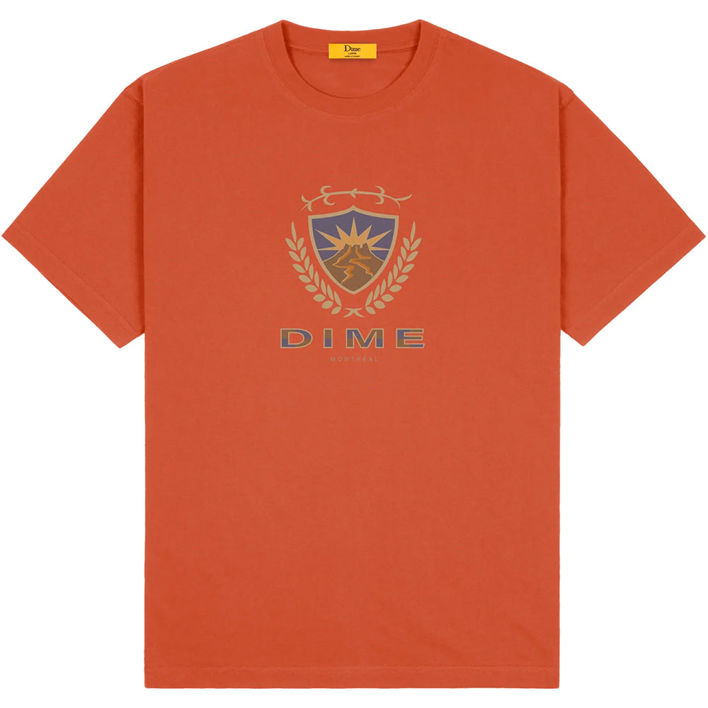 Dime Crest T Shirt Autumn Red