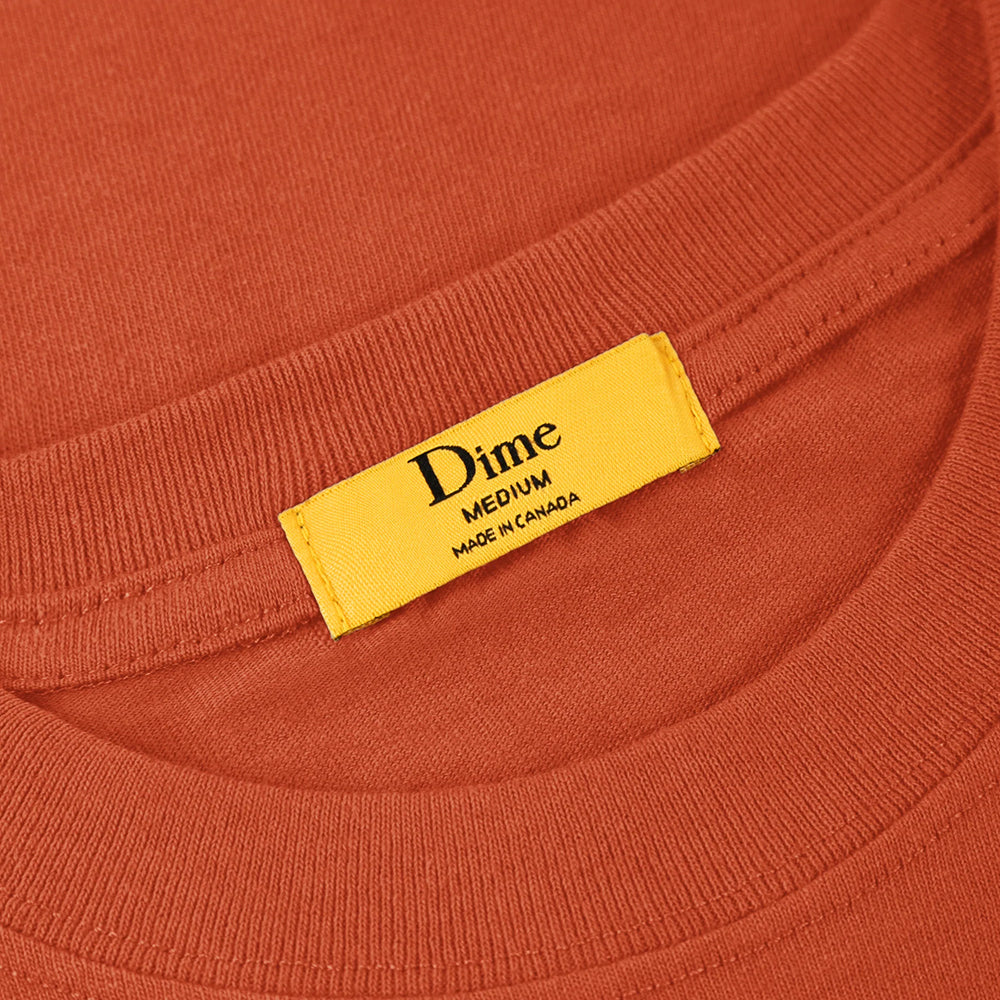 Dime Crest T Shirt Autumn Red