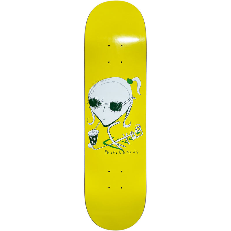 Frog Iced Coffee Girl Deck 8