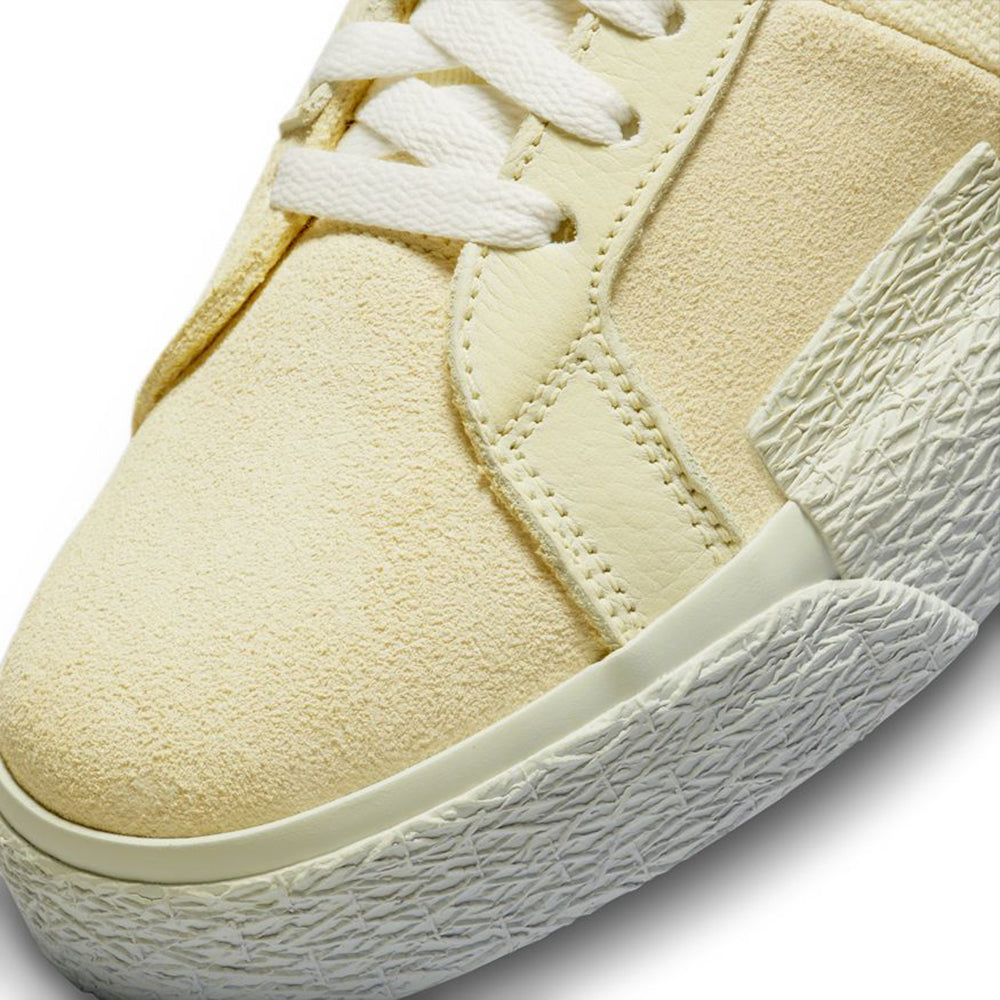 Nike SB Zoom Blazer Mid PRM Shoes Lemon Wash/Lemon Wash-Lemon Wash-White