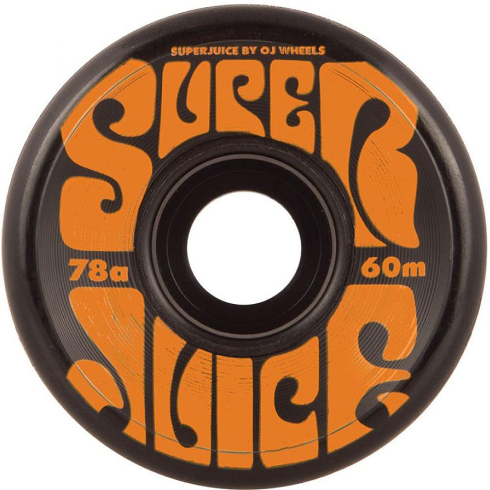 OJ Super Juice 78A Black Skateboard Wheels 60mm