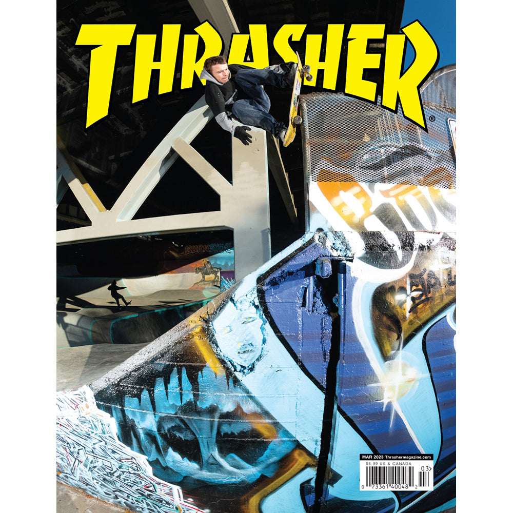 Thrasher Magazine March 2023 issue 512 Emile Laurent Cover | NOTE shop