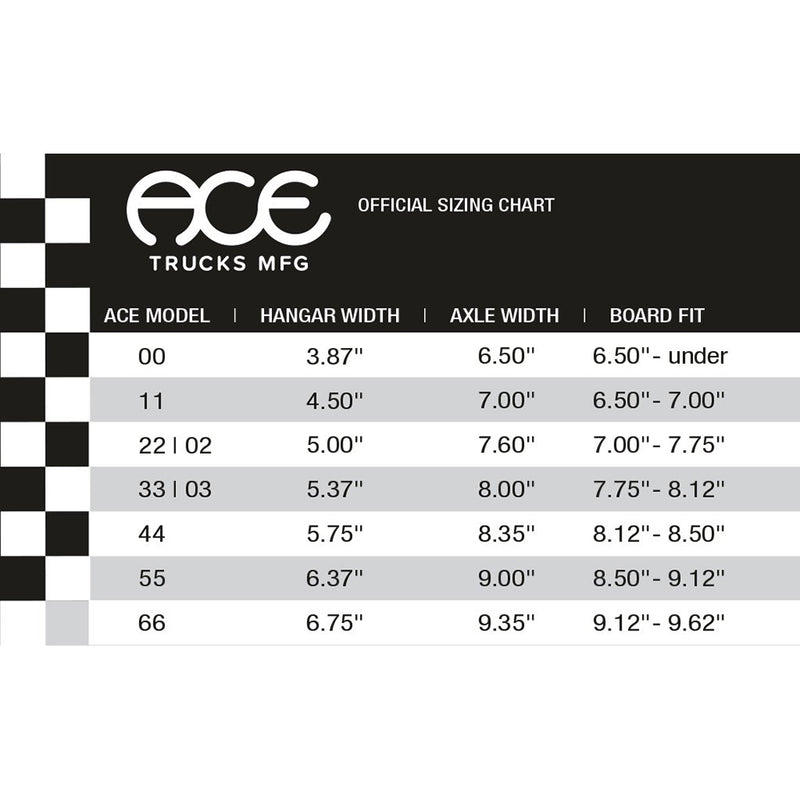 Ace Classic 44 polished trucks 8.35