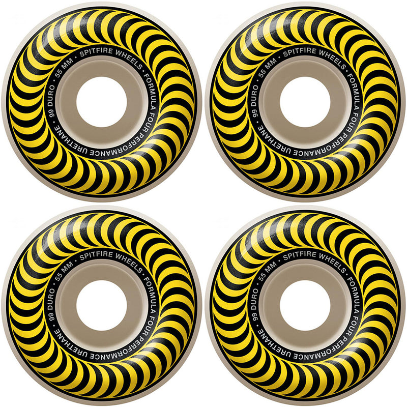 Spitfire Formula Four Classics 99du Yellow Wheels 55mm | NOTE shop